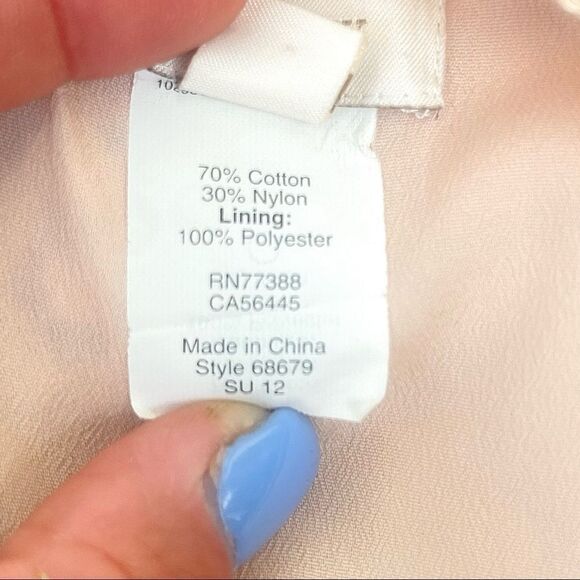 J. Crew Raindrop Lace Tiered Shift Dress - Picture 6 of 7